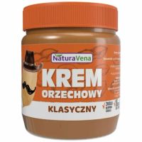 Krem Orzechowy Klasyczny 100% Bez Dodatku Soli i Cukru 340 g - NaturAvena