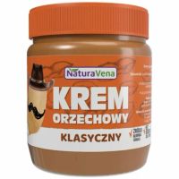 Krem Orzechowy Klasyczny 100% Bez Dodatku Soli i Cukru 340 g - NaturAvena (05.07.2024)