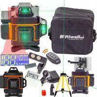 Laser krzyżowy Riwall RNP-01 16 Linii Pro +Zestaw akcesoriów 25 m