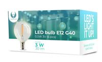 6x Żarówka LED FOREVER LIGHT RTV100101 0.5W E12