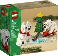 LEGO 40571 Okolicznościowe - Zimowe niedźwiedzie polarne