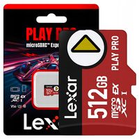 Lexar Karta Pamięci MicroSDXC 512GB PLAYPRO Express 7.1 V30 U3 A2 Do Switch