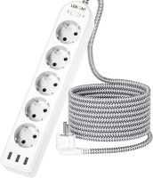 LENCENT-Listwa Zasilająca 2m 8w1 4000W 16A