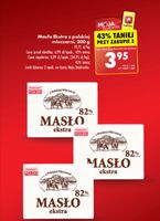 Masło Ekstra z polskiej mleczarni 200 g w promocji za 3,95 zł w Biedronce