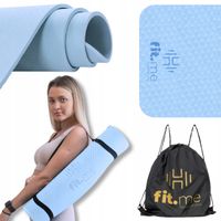 MATA DO JOGI ANTYPOŚLIZGOWA KARIMATA DO ĆWICZEŃ WYTRZYMAŁA KOMFORTOWA DUŻA