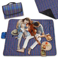 MATA PLAŻOWA KOC PIKNIKOWY BIWAK WODOODPORNY XXL