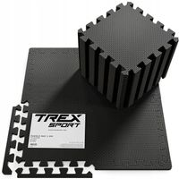 Mata puzzle do ćwiczeń pod sprzęt XXL 24 szt.Trex Sport