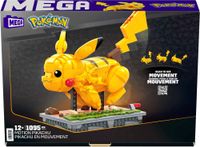 Klocki plastikowe MEGA Pokemon Pikachu Kolekcjonerski Pokemon do zbudowania HGC23