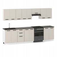 Meble kuchenne Zestaw mebli kuchennych KUCHNIA MILAN 3,2M KASZMIR ANEKS