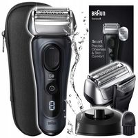 MĘSKA GOLARKA ELEKTRYCZNA BRAUN SERIES 8 SONIC WODOODPORNA + STAND + TRYMER