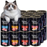 Mix smaków Dolina Noteci Premium Kot 24x400 g karma mokra w puszce DNP