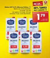Mleko UHT 3,2% Mleczna Dolina 1 L w Biedronce