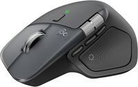 Logitech MX Master 4, ergonomiczna mysz bezprzewodowa z haptyczną informacją zwrotną, błyskawiczne przewijanie, ładowanie USB-C, Bluetooth, Windows, macOS - Grafitowy