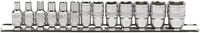 Zestaw nasadek Draper Expert HI-TORQ® Metric Socket Set on a Metal Rail, 1/4" Sq. Dr. (13 Piece) (16487)