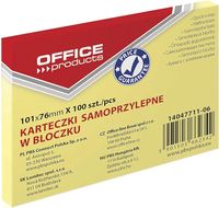 OFFICE PRODUCTS 14047711-06 notatnik samoprzylepny 101 x 76 mm - 100 arkuszy