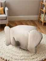 Miękki puf w kształcie głowy słonia Kolor szary - SINSAY - 330EU-09X