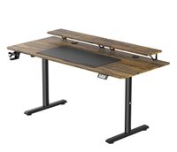 Ultradesk HIGHLANDER XXL Elektryczna regulacja Brązowe