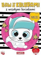 Baw się kolorami z wesołymi kociakami z naklejkami (darmowa dostawa z Amazon Prime)