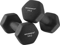 SONGMICS Hantle,zestaw hantli 2x5kg