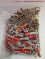 Kołki duopower 6x30 50 szt fischer wkręty 4,0x40