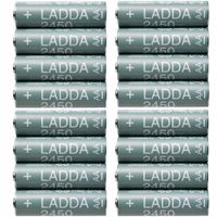 Grube paluszki akumulatorki baterie IKEA LADDA AA R6 2450mAH 16 szt.