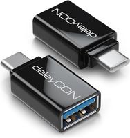 deleyCON USB-C do USB Adapter USB 3.0 (2 Sztuki) 