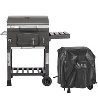 Grill węglowy ACTIVA Angular 11245L Zamykany, żeliwny ruszt, termometr, pokrowiec