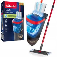 Mop płaski Vileda H2prO i wiadro 2 zbiorniki separacja czysta brudna woda