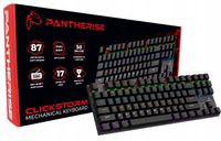 KLAWIATURA MECHANICZNA GAMINGOWA PODŚWIETLENIE RGB PANTHERISE 87 CLICKSTORM