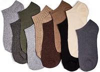Basic Treasure Skarpetki damskie typu sneaker 10 sztuk dwa rozmiary 39-42 i 35-38