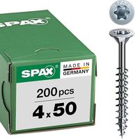 SPAX Śruba uniwersalna 4,0 x 50 mm - 200 sztuk