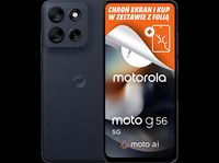 Smartfon MOTOROLA Moto G56 5G 8/256GB Czarny (Black Oyster)
