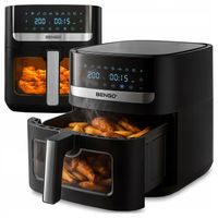 Frytkownica Beztłuszczowa AirFryer Grillowanie Nieprzywierająca Duża 8L LED