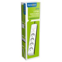 Listwa Reinston ALZ013 4 gniazda 3m Biały