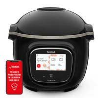 Multicooker TEFAL Cook4Me Touch CY9128 (Wi-Fi) z możliwością funkcjonalności AirFryera, oraz dostępem do ponad 1000 darmowych przepisów