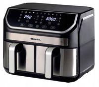 Frytkownica beztłuszczowa Ariete Dual Metal 4625/00 2100W 9l czarno-srebrna