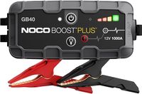NOCO Boost Plus GB40 1000A 12V UltraSafe litowy urządzenie rozruchowe, booster do akumulatora I kable rozruchowe do 6,0-litrowych silników benzynowych i 3,0-litrowych silników wysokoprężnych