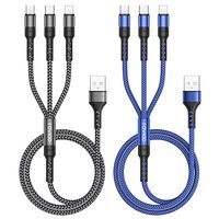 Kabel Multi USB RAVIAD  [2 sztuki 2 M] 3w1
