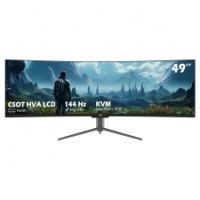 Wielkowymiarowy monitor gamingowy TITAN ARMY C49SHC 32:9 49 cali DFHD 3840×1080 panel CSOT HVA krzywizna 1500R