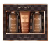 Zestaw: płyn do mycia ciała 300 ml + szampon do włosów 300 ml + balsam po goleniu 200 ml Baylis & Harding