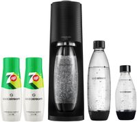 Saturator SODASTREAM Terra Czarny + 3 butelki + 2 syropy 7UP