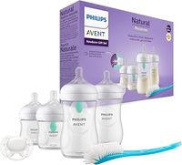 Philips Avent Zestaw butelek Natural z Responsywnym smoczkiem z nakładką antykolkową AirFree