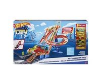 Hot Wheels City Roller Coaster Rally with 5 Cars