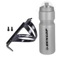 Bidon DUNLOP 275092 750 ml Srebrny + Koszyk
