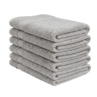 Zestaw ręczników frotte Art Soft Home 500 g/m² 40 x 70 cm 6 szt. szare