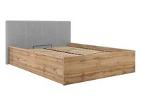 Łóżko 160 Tetrix z wezgłowiem tapicerowanym dąb wotan