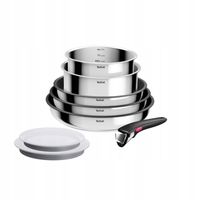 Zestaw garnków i patelni TEFAL Ingenio Cook Eat 8 el. indukcja pokrywki