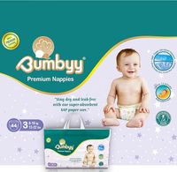 Pieluchy premium Bumbyy - rozmiar 3 - 44 sztuki