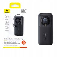 Baseus Szybki Mocny Powerbank 10000mAh 30W Z Kablem USB Typu C Power Bank