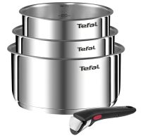 Zestaw garnków Tefal Ingenio Emotion L8964S55 Indukcja Stal nierdzewna 4 elementy